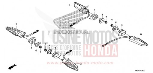 CLIGNOTANT VFR1200XDD de 2013